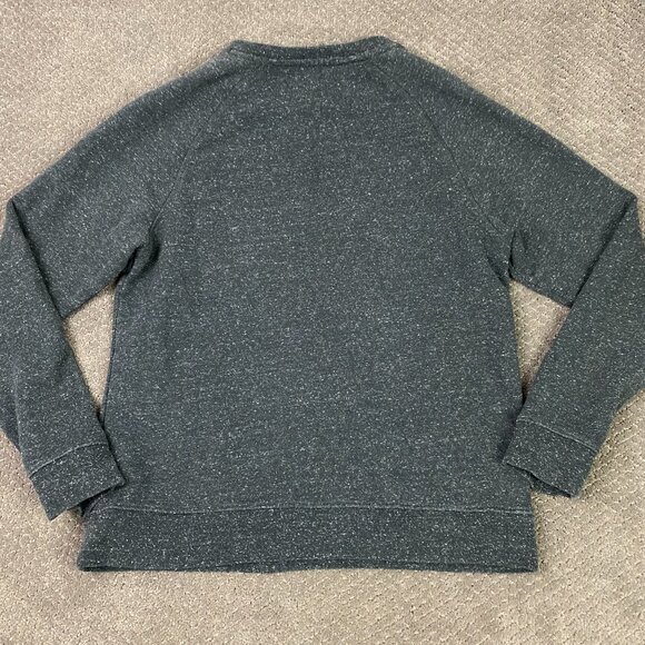 Taylor Stitch Sweater Raglan Sweatshirt Men's 42 Fits Medium Gray Speckled - Picture 10 of 12